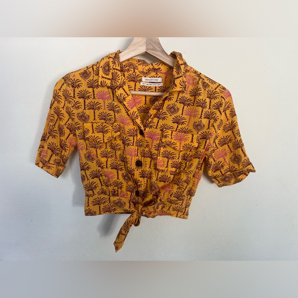 Urban Outfitters Cropped Blouse